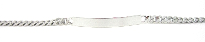 Schildarmband Silber